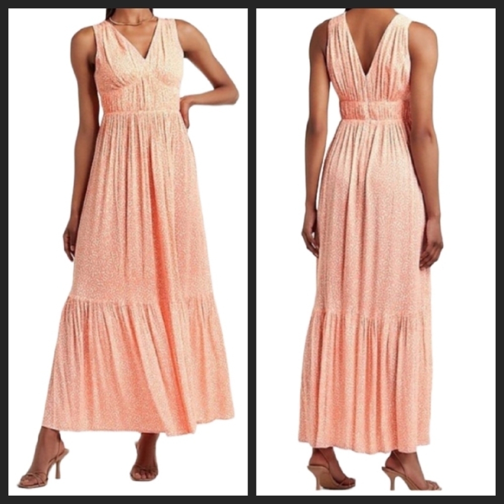 NEW! EXPRESS Sleeveless Print Maxi Dress XS.